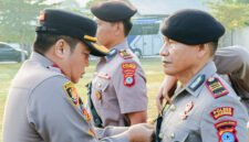 Sertijab Kasat Sabhara dan Kasat Intelkam Polres Banjarbaru. Foto: matarakyat. 