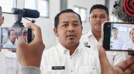 Kepala Lapas Kelas II B Banjarbaru, I Wayan Nurasta Wibawa, saat ditemui sejumlah awak media di ruang kerjanya pada Rabu (25/12/2024).