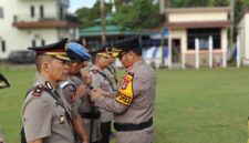 Kapolres Banjarbaru, AKBP Pius Febry Aceng Loda, memimpin serah terima jabatan (Sertijab) tiga pejabat di lingkup Polres Banjarbaru. 