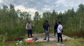 Penemuan mayat bayi di parit tanah bumbu. Foto: Inafis untuk matarakyat.co.id