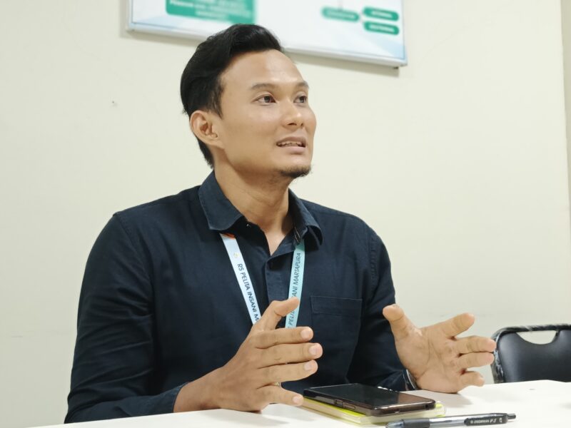 Kasubbag Hukum, Humas, dan Monitoring RS Pelita Insani, Sam Renaldy. 