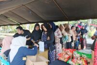 Dinas Koperasi, Usaha Mikro, Perindustrian dan Perdagangan (DKUMPP) Kabupaten Banjar kembali menggelar pasar murah. 