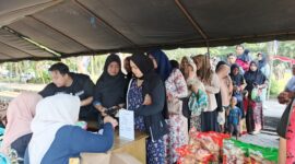 Dinas Koperasi, Usaha Mikro, Perindustrian dan Perdagangan (DKUMPP) Kabupaten Banjar kembali menggelar pasar murah. 