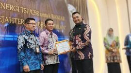 Oktaviano Catur Arya dari PT Mitra Agro Semesta , yang berhasil meraih Terbaik 2 Kategori Individu Implementasi TSP.