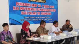 Aparat penegak hukum (APH) se-Kabupaten Banjar mengikuti kegiatan sosialisasi penerapan KUHP Nomor 1 Tahun 2023, khususnya terkait implementasi aturan baru bagi penanganan tindak pidana narkotika.