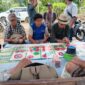 (Aktivitas judi di Desa Megalau Hulu Kecamatan Kelumpang Barat Kabupaten Kotabaru. Foto: Istimewa)