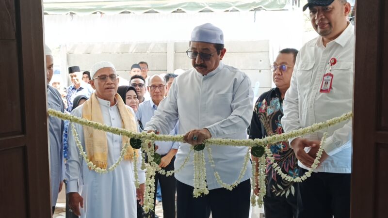 Peresmian Dapur Satuan Pelayanan Pemenuhan Gizi (SPPG) Sekumpul 005 yang berlokasi di Jalan Sekumpul Ujung, Gang Hijrah Jaya Nomor 2, Kelurahan Sekumpul, Kecamatan Martapura, Senin (1/6/2026).