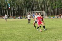 Turnamen Sepak Bola Kapolres Banjar Cup 2026 di Lapangan Desa Awang Bangkal Barat, Kecamatan Karang Intan, Sabtu (20/6/2026).