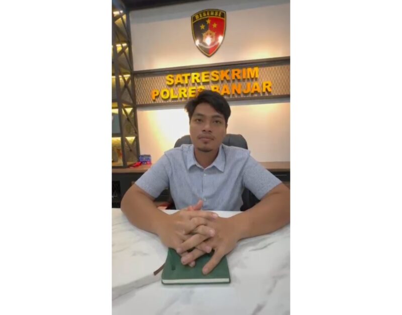Kasat Reskrim Polres Banjar AKP Rifandy Purnayangkara Putra. 