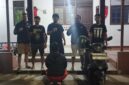 Polisi mengamankan seorang pria berinisial TS yang diduga melakukan pelecehan seksual dengan modus begal payudara dan bokong terhadap perempuan di wilayah Martapura, Kabupaten Banjar. (Foto: Wahyu) 