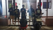 Polisi mengamankan seorang pria berinisial TS yang diduga melakukan pelecehan seksual dengan modus begal payudara dan bokong terhadap perempuan di wilayah Martapura, Kabupaten Banjar. (Foto: Wahyu) 